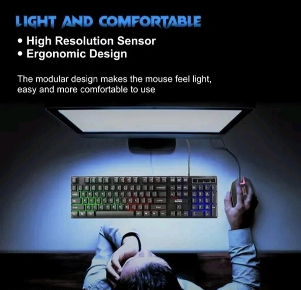 RPM Euro Games Gaming Keyboard and Mouse Combo Wired