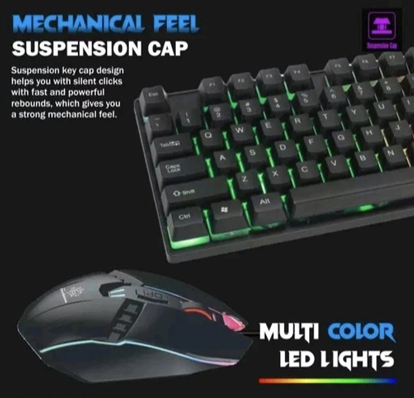 RPM Euro Games Gaming Keyboard and Mouse Combo Wired