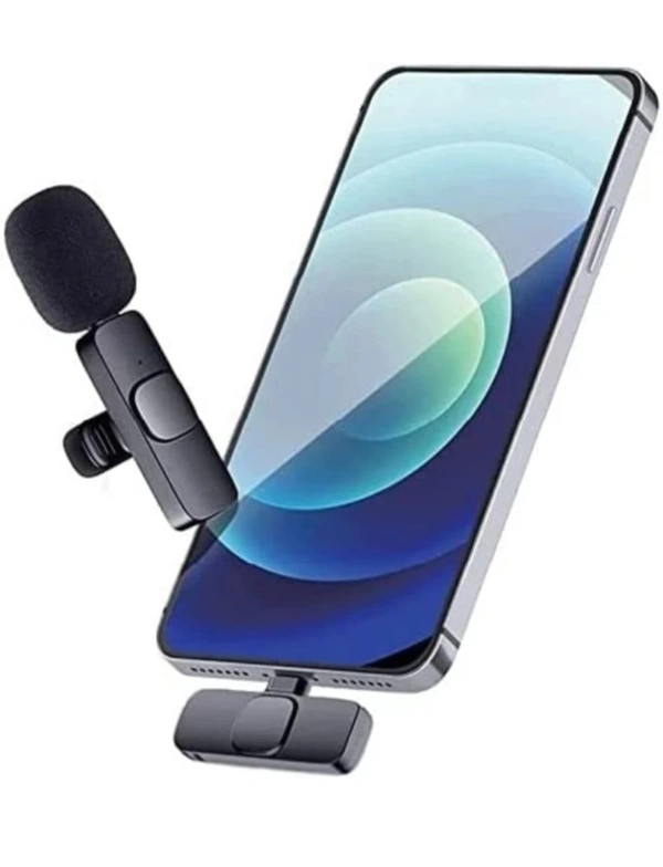 Tenor 2.4ghz Wireless Collar Mic i-Phone/i-pad & Type C Supported Microphone lapel lavalier Microphone