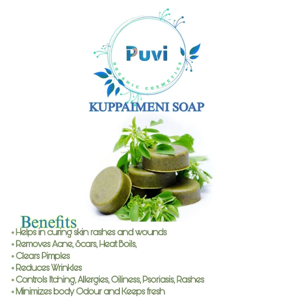Puvi Organic Cosmetics Kuppaimeni Soap