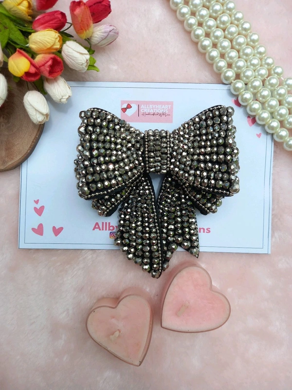 GALAXY : CRYSTAL BEADS LUXE BOW 