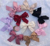 PARIS BEAUTY SATIN BOWS  - ONION PINK
