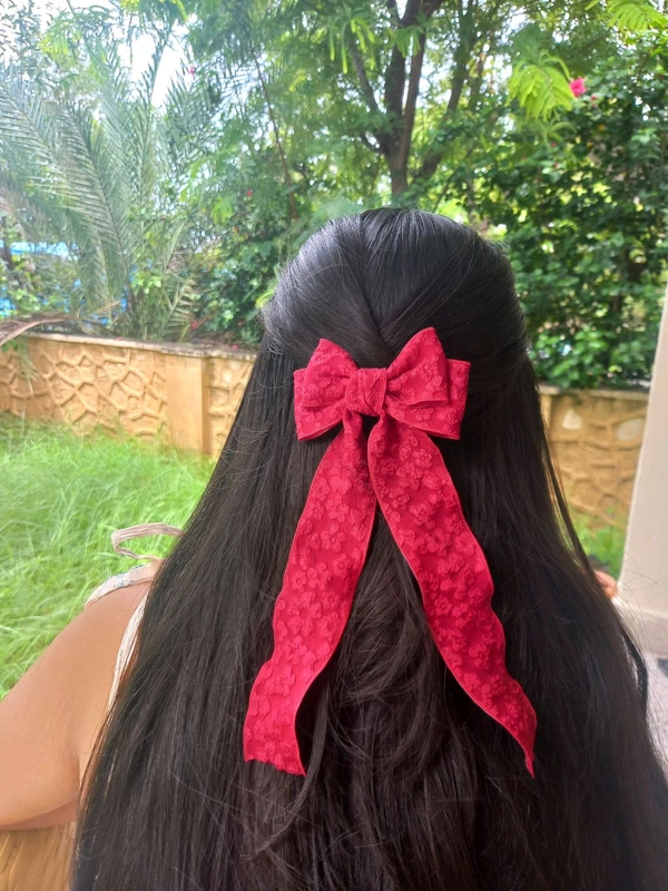 K POP BOW  - MERRY MAROON