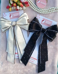 DAZZLING DIVA BOW  - BLACK