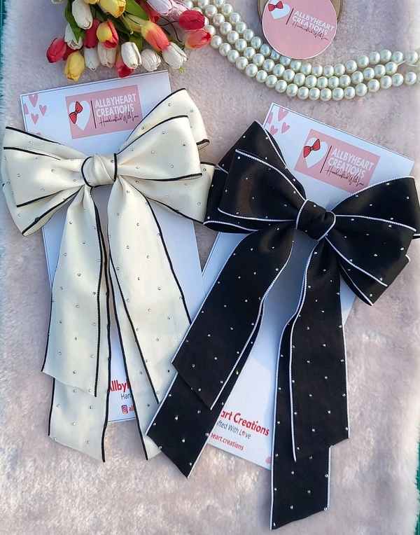 DAZZLING DIVA BOW  - BLACK