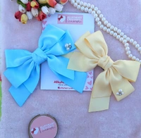 PARIS BEAUTY SATIN BOWS  - YELLOW