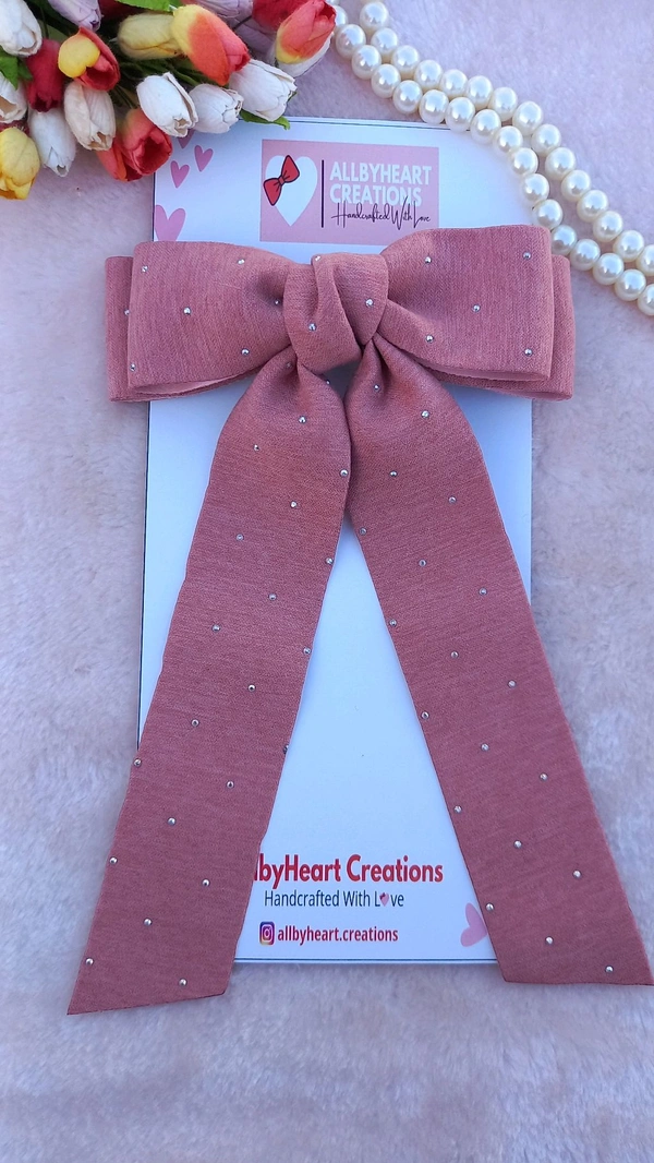 TWINKLING STARS BOW - PINK