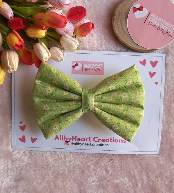 FLORAL BASIC BOWS  - GREEN FLORA