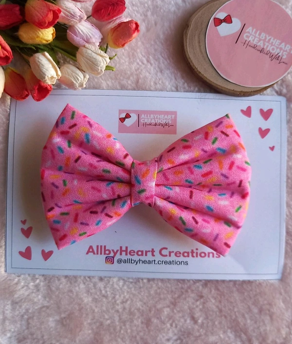 BASIC BOW - SHAPES & PATTERNS - RAINBOW SPRINKLE