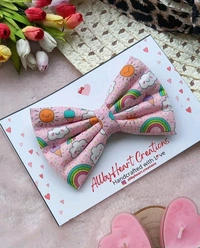 BASIC BOWS - RAINBOW PATTERN  - MONSOON FEVER