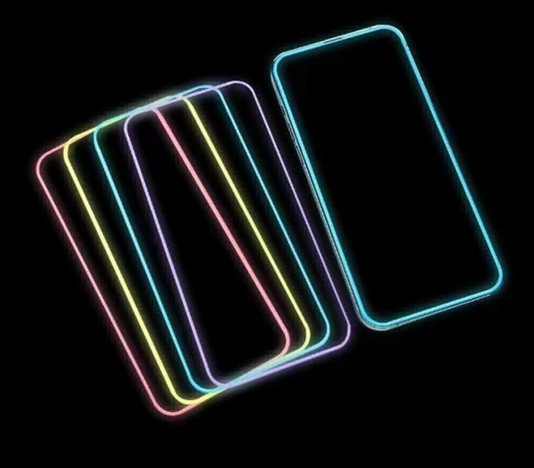 Night Lighting Mobile Glass 3d - White