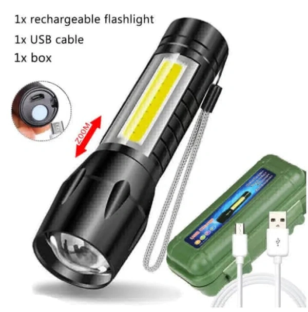 Metal Torch  - Black