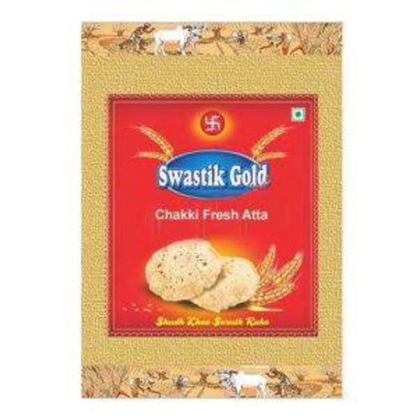 Swastik Gold Chakki Fresh Aata 5 Kg - 5kg