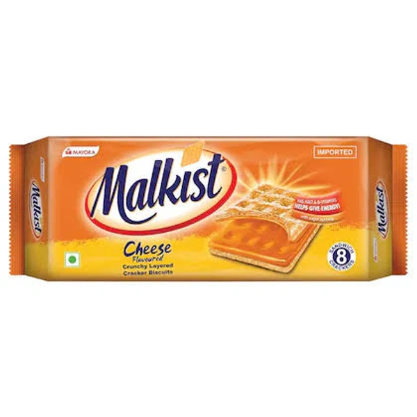Malkist Cheese Flavoured Biscuits - 144g