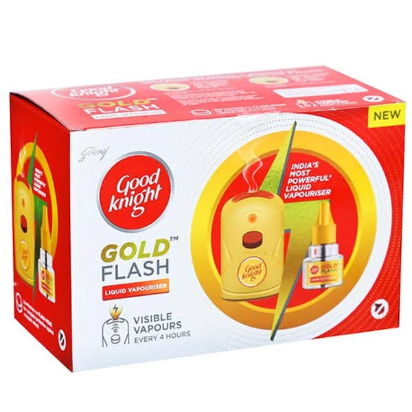 Good Knight Gold Flash Refill - 1U Machine+45ml Liquid