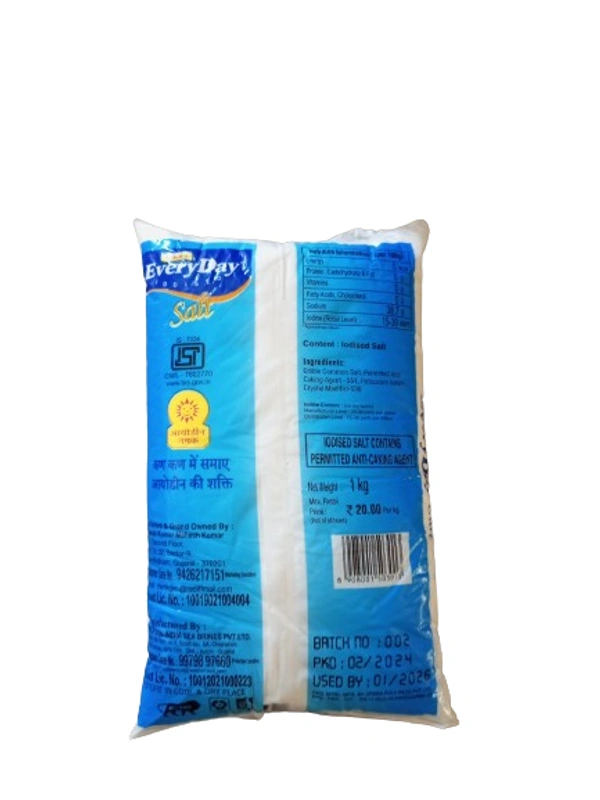 Everyday Iodised Salt - 1kg