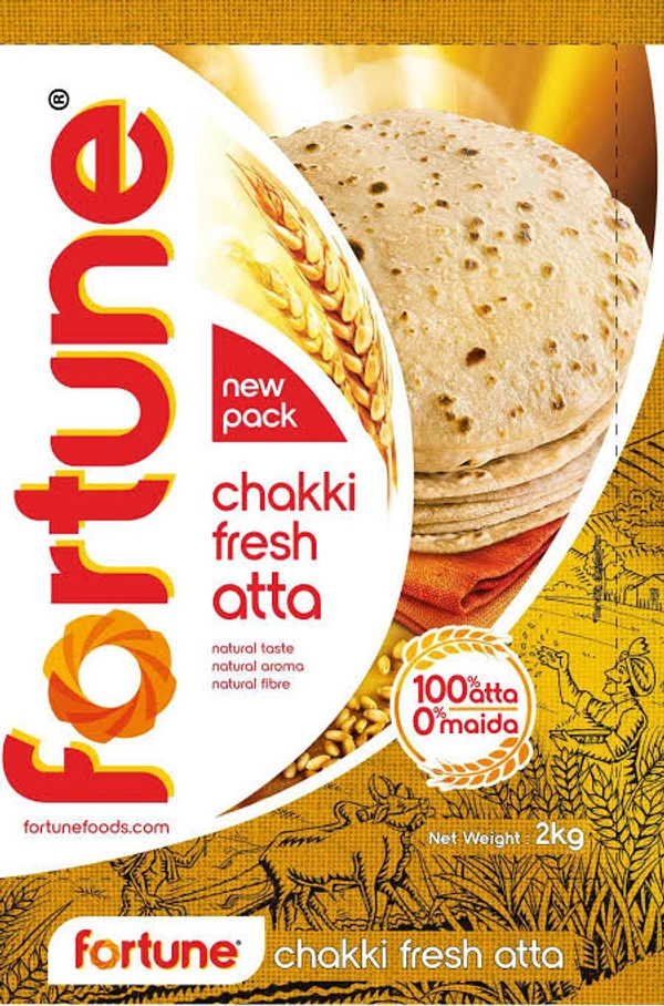 Fortune Chakki Fresh Atta - 2kg