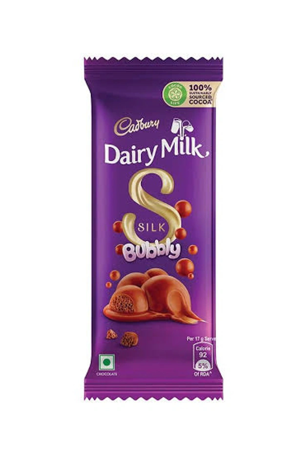 Cadbury Dairy Milk Silk Bubbly - 50gm