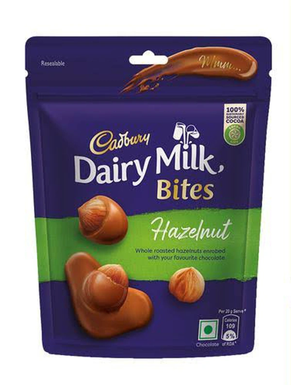 Cadbury Dairy Milk Bites Hazelnut - 40gm