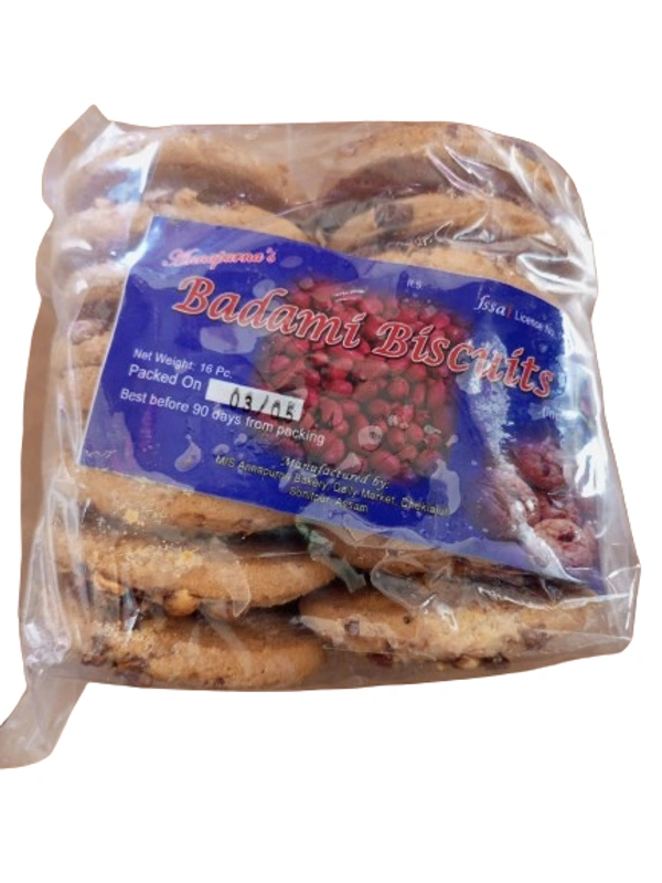 Badami Biscuit (Peanut Bakery Biscuit) - 430gm