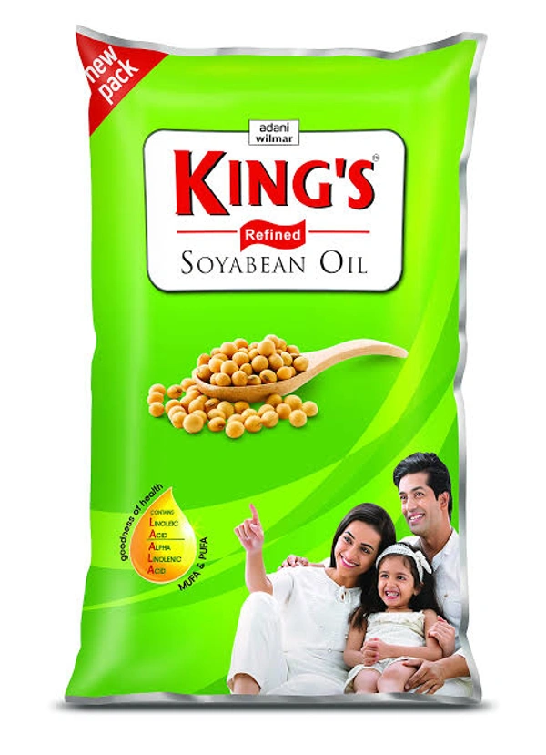 King's Refined Soyabean Oil - 1 Litre
