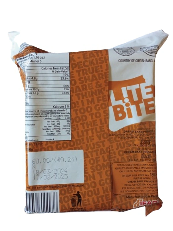 Lite Bite Mini Toast Classic - 250gm