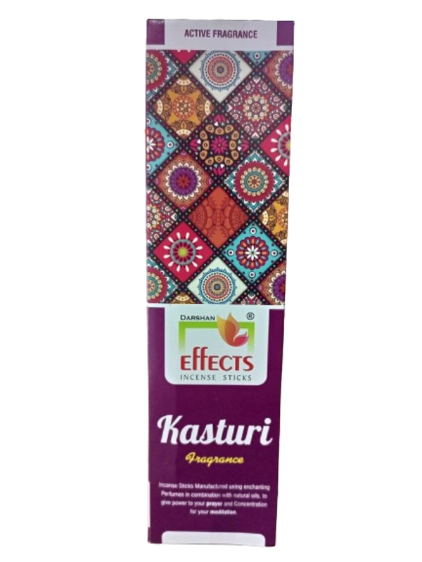 Darshan Effects Kasturi Incense Sticks - 55gm