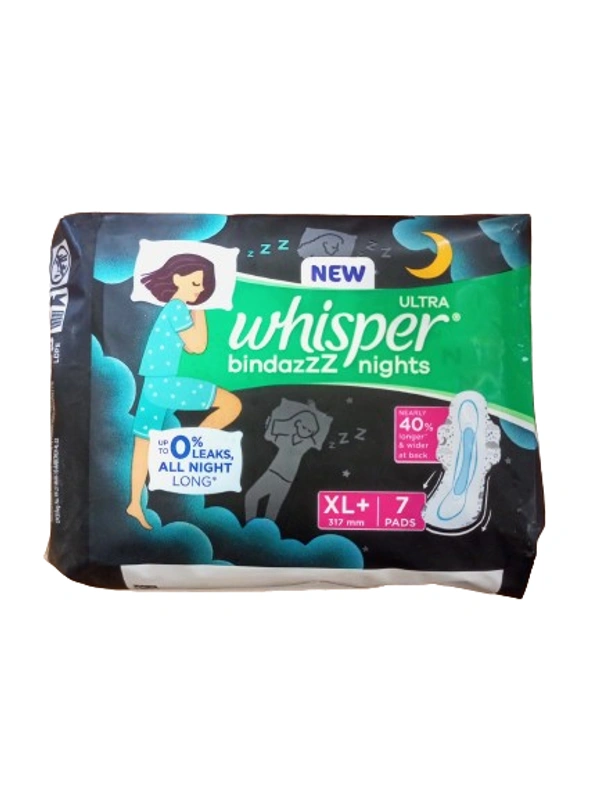 Whisper Ultra Bindazzz Nights XL - 7 N Pads