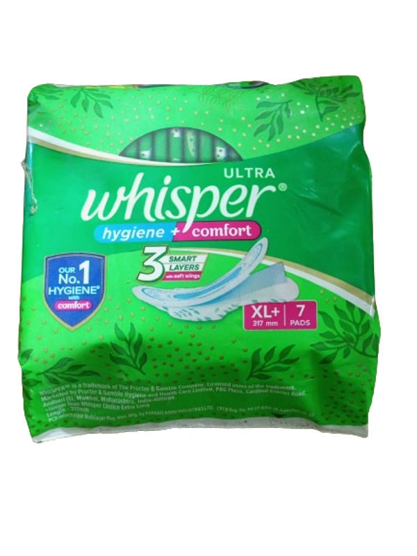 Whisper Ultra Hygiene + Comfort XL - 7 N Pads