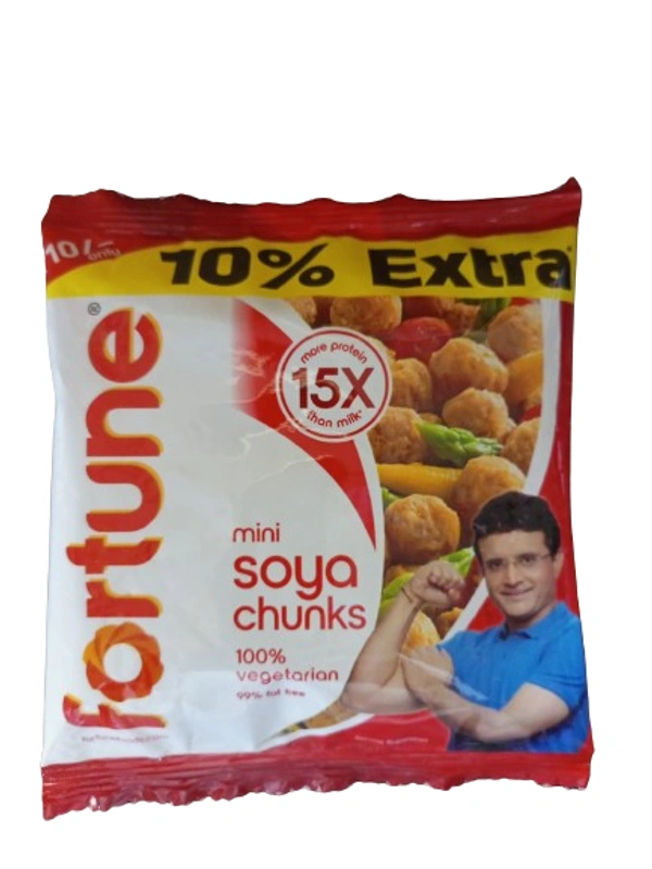 Fortune Mini Soya Chunks  - 40gm + 4gm Extra