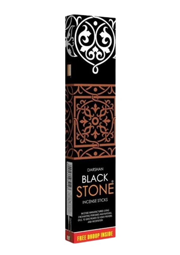 Black Stone Incense Sticks - 85gm