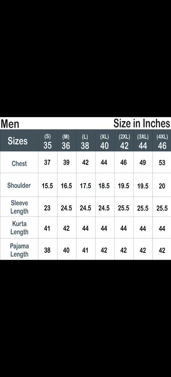 Shandaar Wears Men's Kurta Weldon Blue Self SW-42 - 42