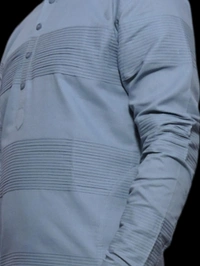 Shandaar Wears Men's Kurta Weldon Blue Self SW-42 - 40