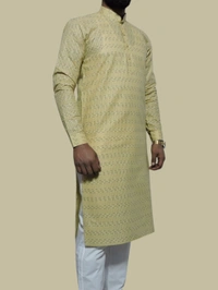 Shandaar Wears Men's Kurta Grullo Self 38 - 44