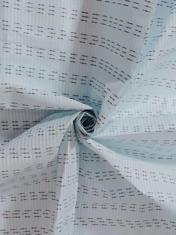 Shandaar Wears Men's Kurta Cotton Sky Blue Self  SW-39 - 40