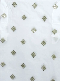 Shandaar Wears Men's Kurta White Embroidery SW-45 - 42