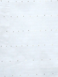 Shandaar Wears  Fabric White Sequence Embroid SW-44 - 1 Meter
