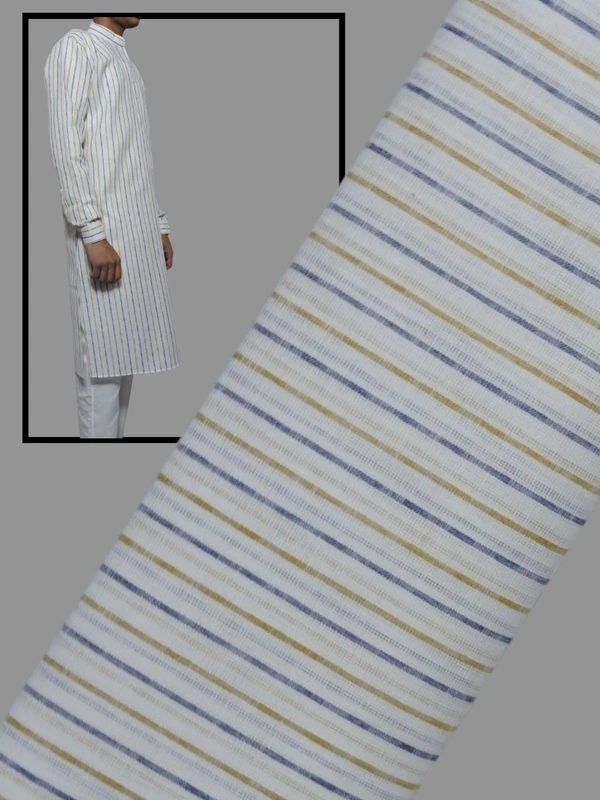 Shandaar Wears  Fabric Cotton Khadi Self SW-34 - 1 Meter