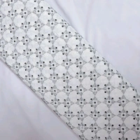 Shandaar Wears  Fabric Chikankari Sequence White SW-62 - 0.25 Meter, White