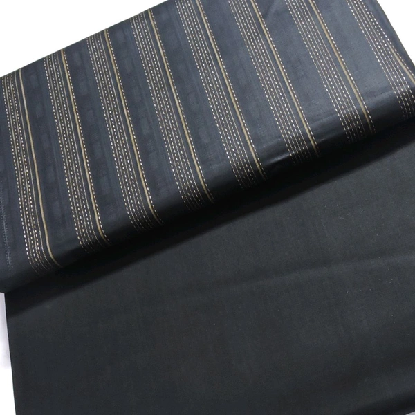 Shandaar Wears  Fabric Cotton Black Self Maching  SW-69 - Kurta Fabrics, 1 Meter