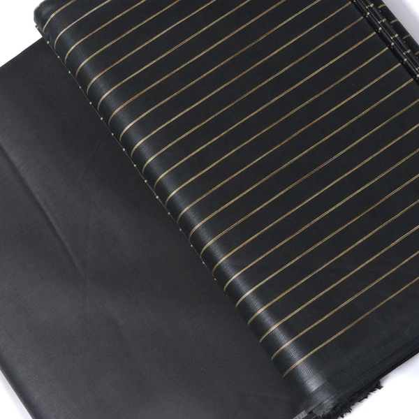 Shandaar Wears  Fabric Cotton Black Self Maching  SW-71 - Kurta Fabrics, 1 Meter