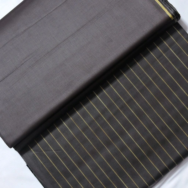 Shandaar Wears  Fabric Cotton Coffee Self Maching  SW-72 - Kurta Fabrics, 1 Meter