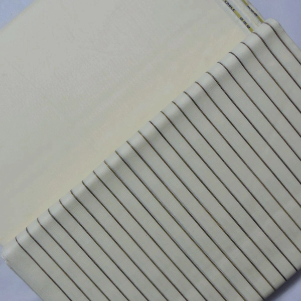 Shandaar Wears  Fabric Cotton Buttermilk Self Maching  SW-75 - Kurta Fabrics, 0.25 Meter
