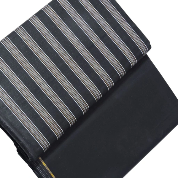Shandaar Wears  Fabric Cotton Black Self Maching SW-81 - Kurta Fabrics, 0.25 Meter