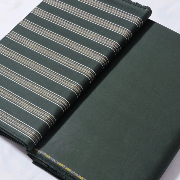 Shandaar Wears  Fabric Cotton Kai Green Self Maching SW-85 - Kurta Fabrics, 0.25 Meter