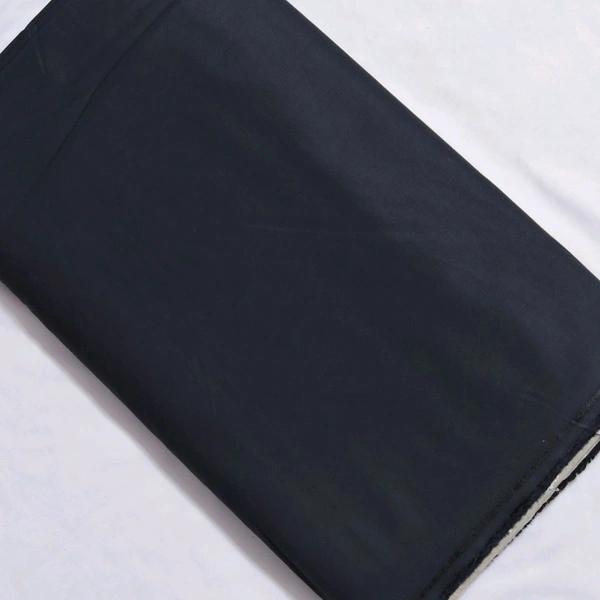 Shandaar Wears  Fabric Cotton Blend Navy Blue Plain SW-96 - 0.25 Meter
