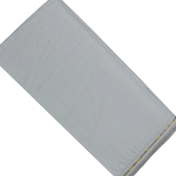 Shandaar Wears  Fabric Cotton Silver Grey Self Maching SW-92 - Pajama Fabric, 1 Meter