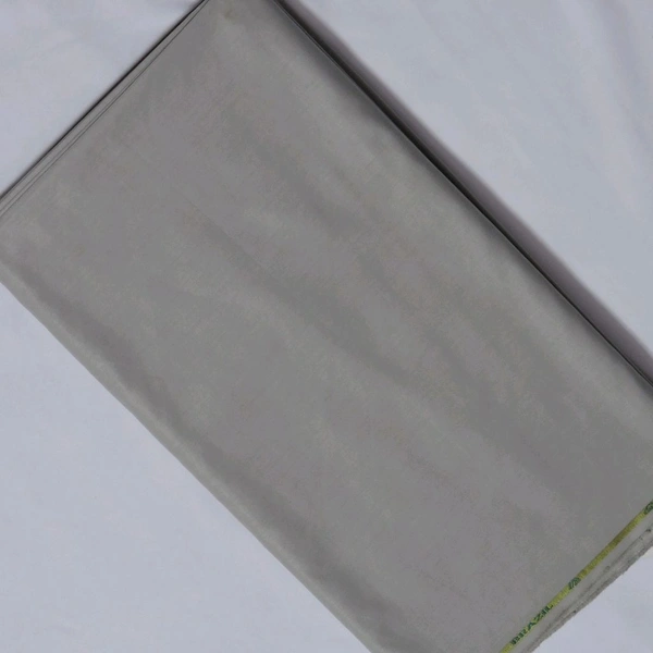 Shandaar Wears  Fabric Cotton Blend Light Grey Plain Giza SW-98 - 1 Meter