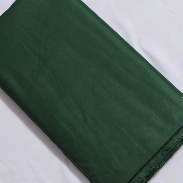 Shandaar Wears  Fabric Cotton Blend Parsley Plain Giza SW-100 - 1 Meter