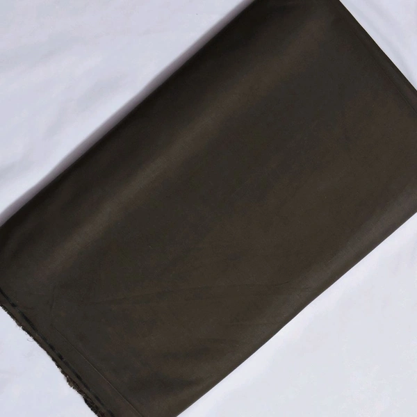 Shandaar Wears  Fabric Cotton Blend English Walnut Plain Giza SW-104 - 1 Meter